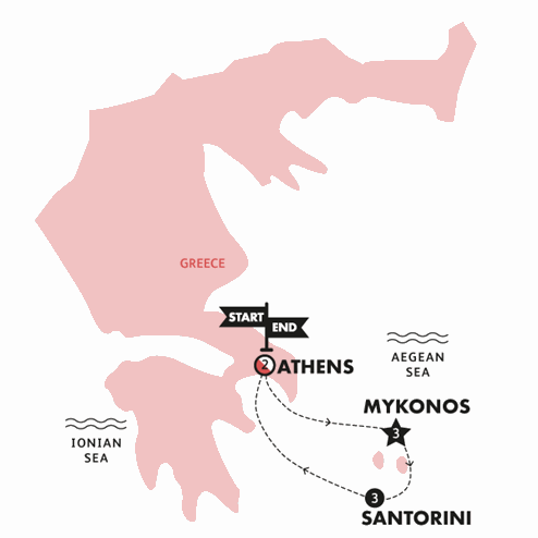 Mykonos &amp; Santorini Island Escape (Summer 2023)