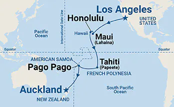 Majestic Princess, 21 Nights Hawaii, Tahiti &amp; South Pacific Crossing (8334A) ex 