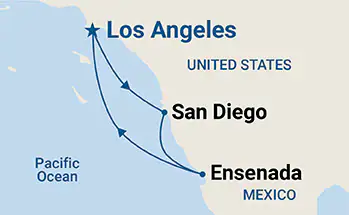 Discovery Princess, West Coast Getaway with San Diego (X245) ex Los Angeles, Cal