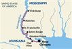 America, Mississippi River Cruise ex New Orleans Return