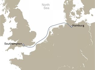 QM2, Hamburg Short Break, 2 Nights ex Southampton to Hamburg (m223c)